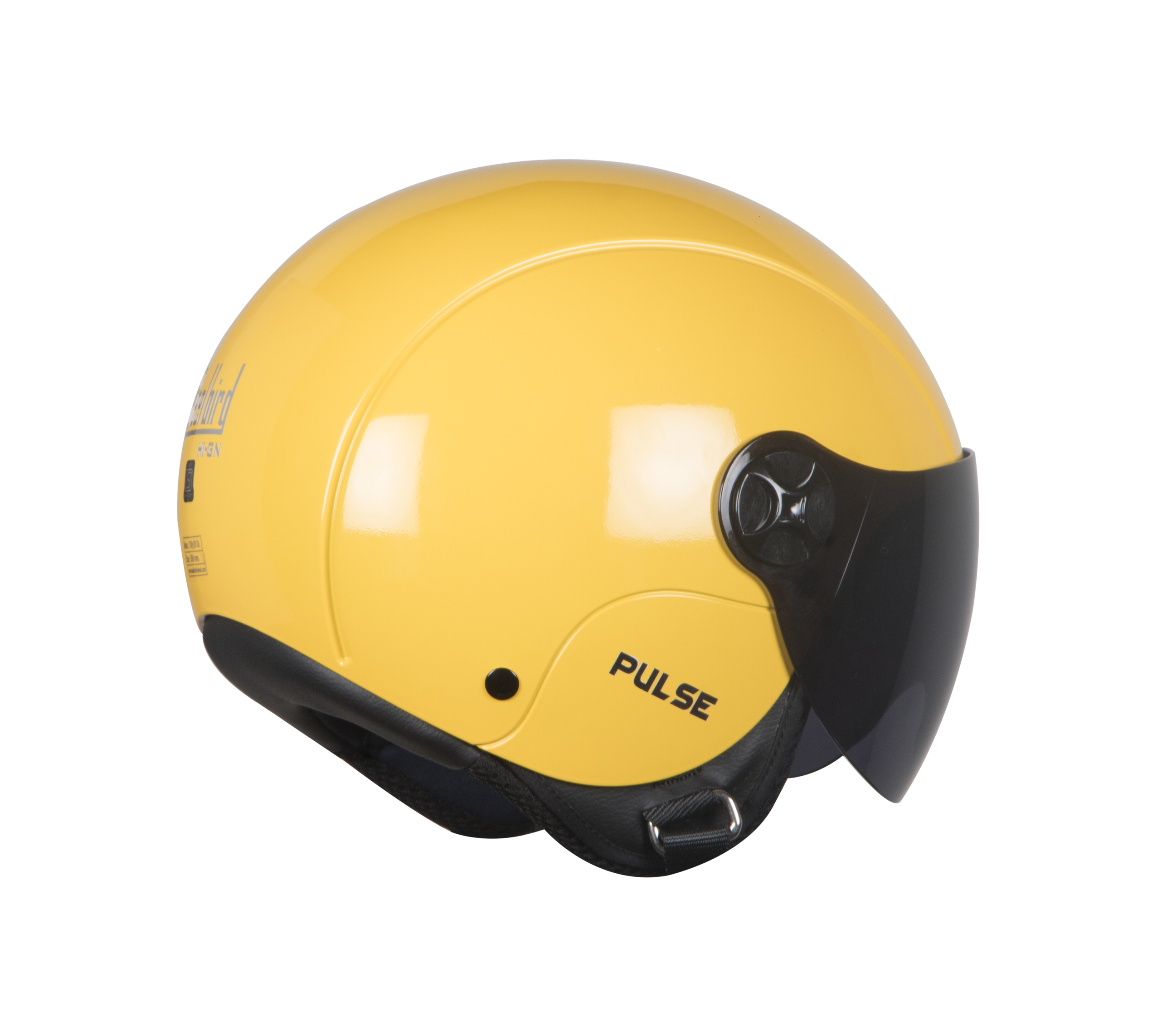 SBH-16 Pulse Glossy Moon Yellow (For Boys)( Fitted With Clear Visor Extra Smoke Visor Free)
